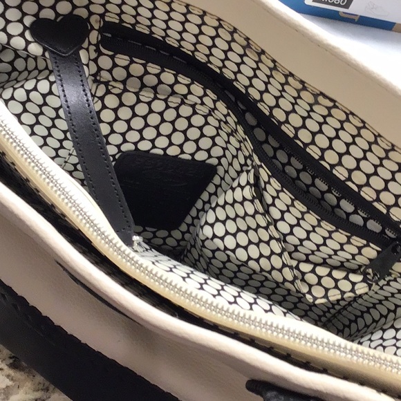 Brighton Ferrara black and white leather tote - Picture 11 of 15